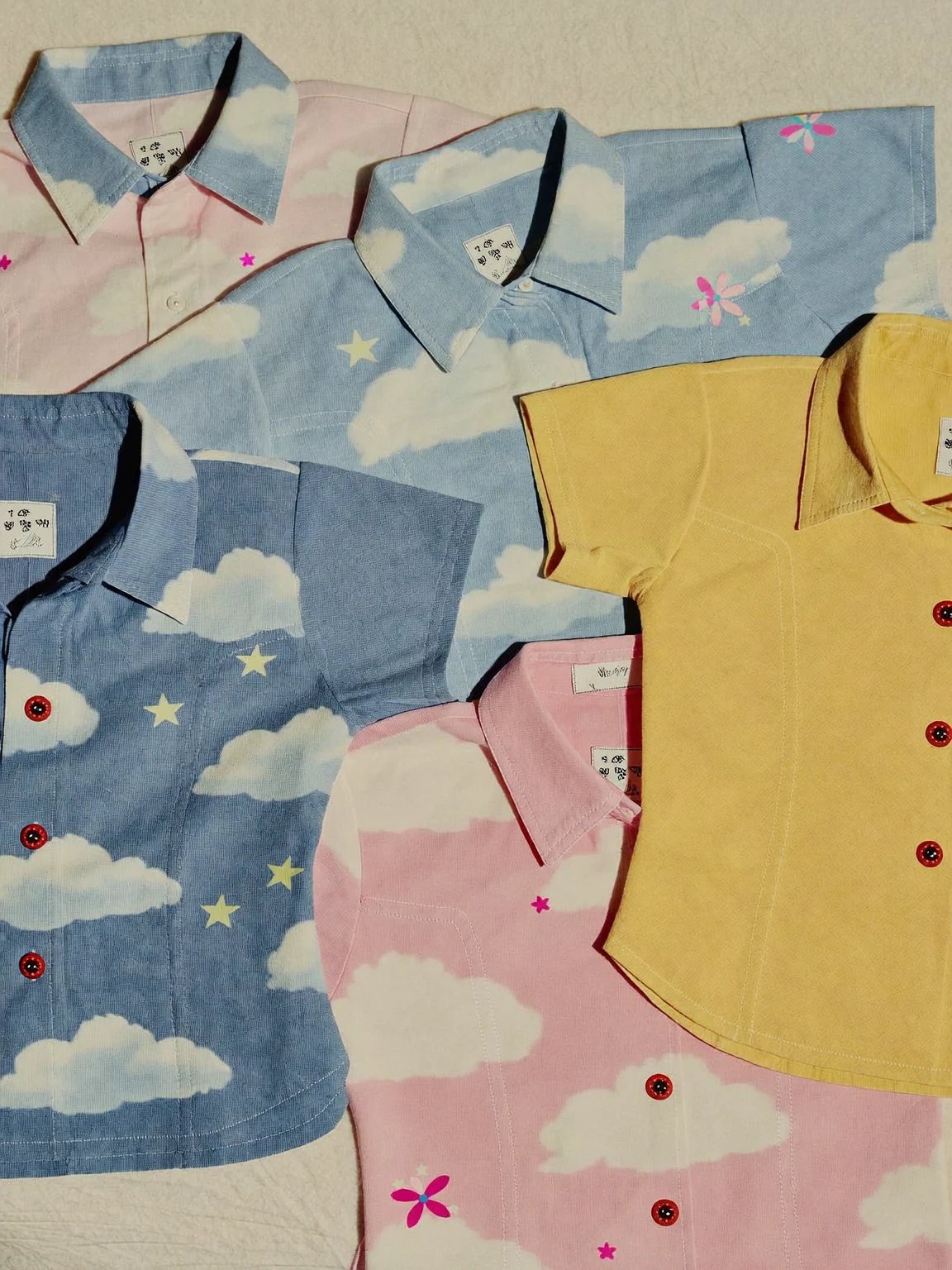 Illustration en gros plan d'un détail de tissu et de couture